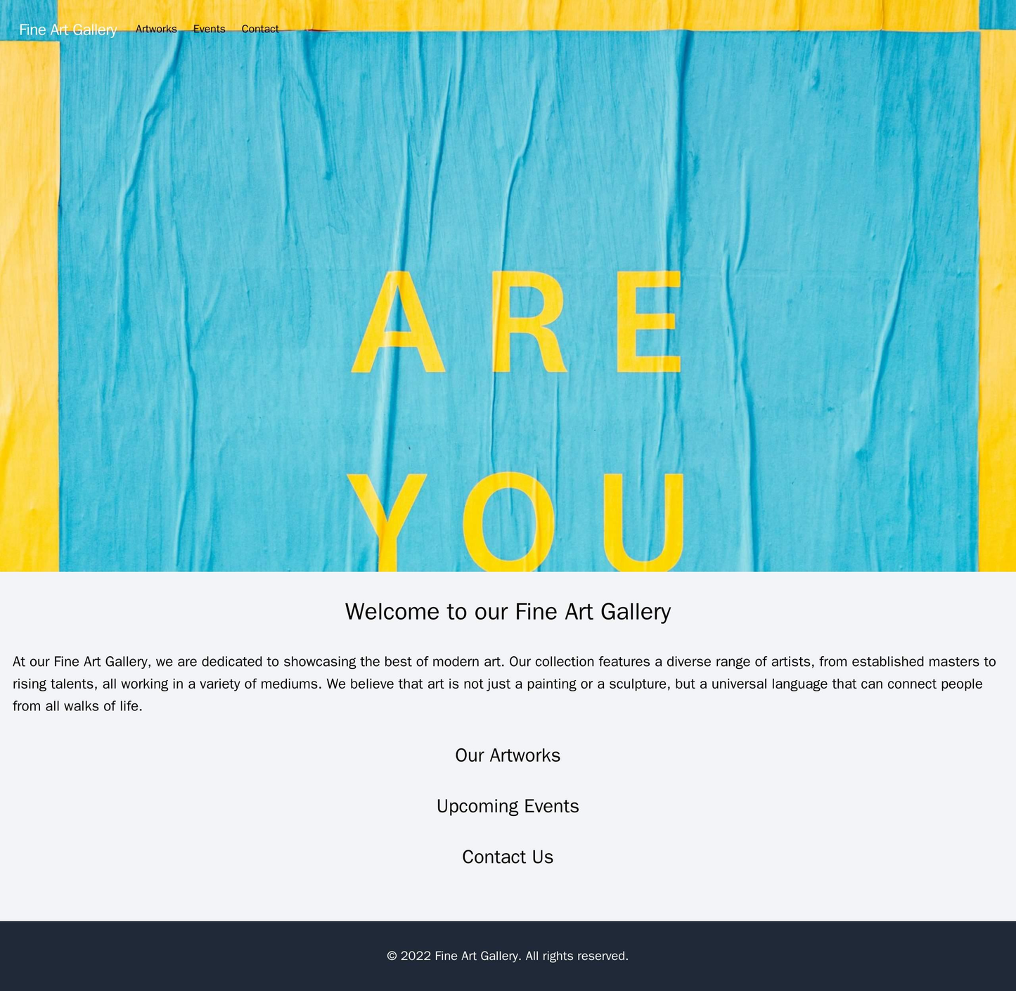 Fine Art Gallery Site: An elegant and sophisticated design featuring an oversized header image that seamlessly transitio Web Template 274