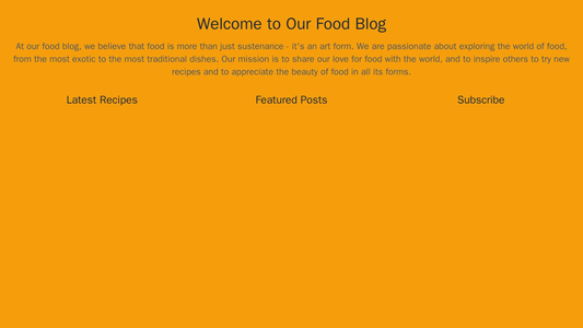 Food Blog Site: A full-width header image of a delicious dish. A left sidebar for recipe categories and search bar. A ri Web Template 1174