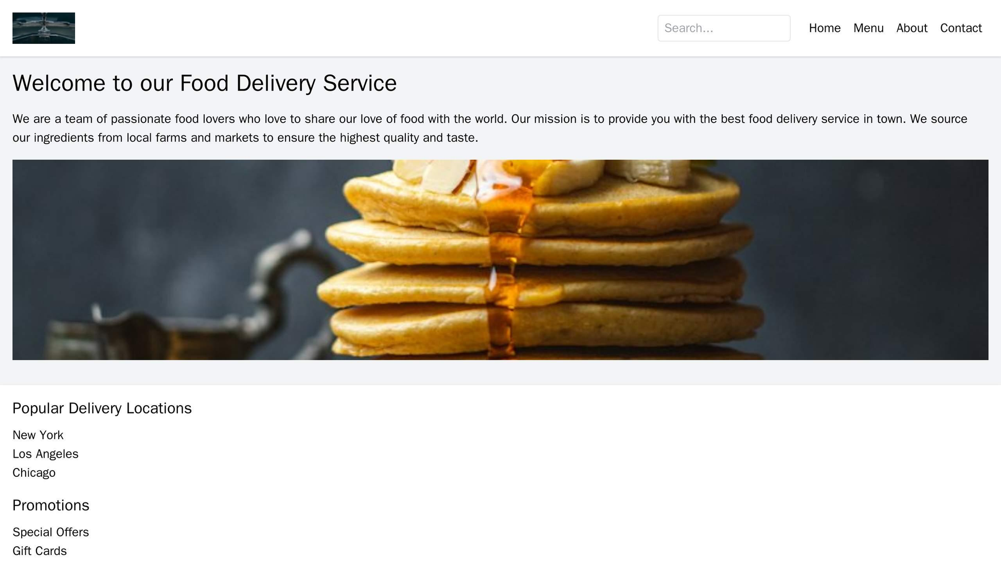 Food Delivery Service: A warm and inviting design with large, appetizing food images distributed across the homepage. Th Web Template 1080