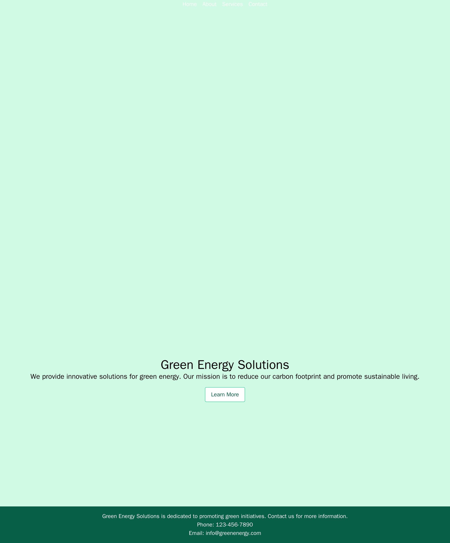 Green Energy Solutions Site: A modern design with a dynamic video header, a top navigation menu, and a centered call-to- Web Template 560