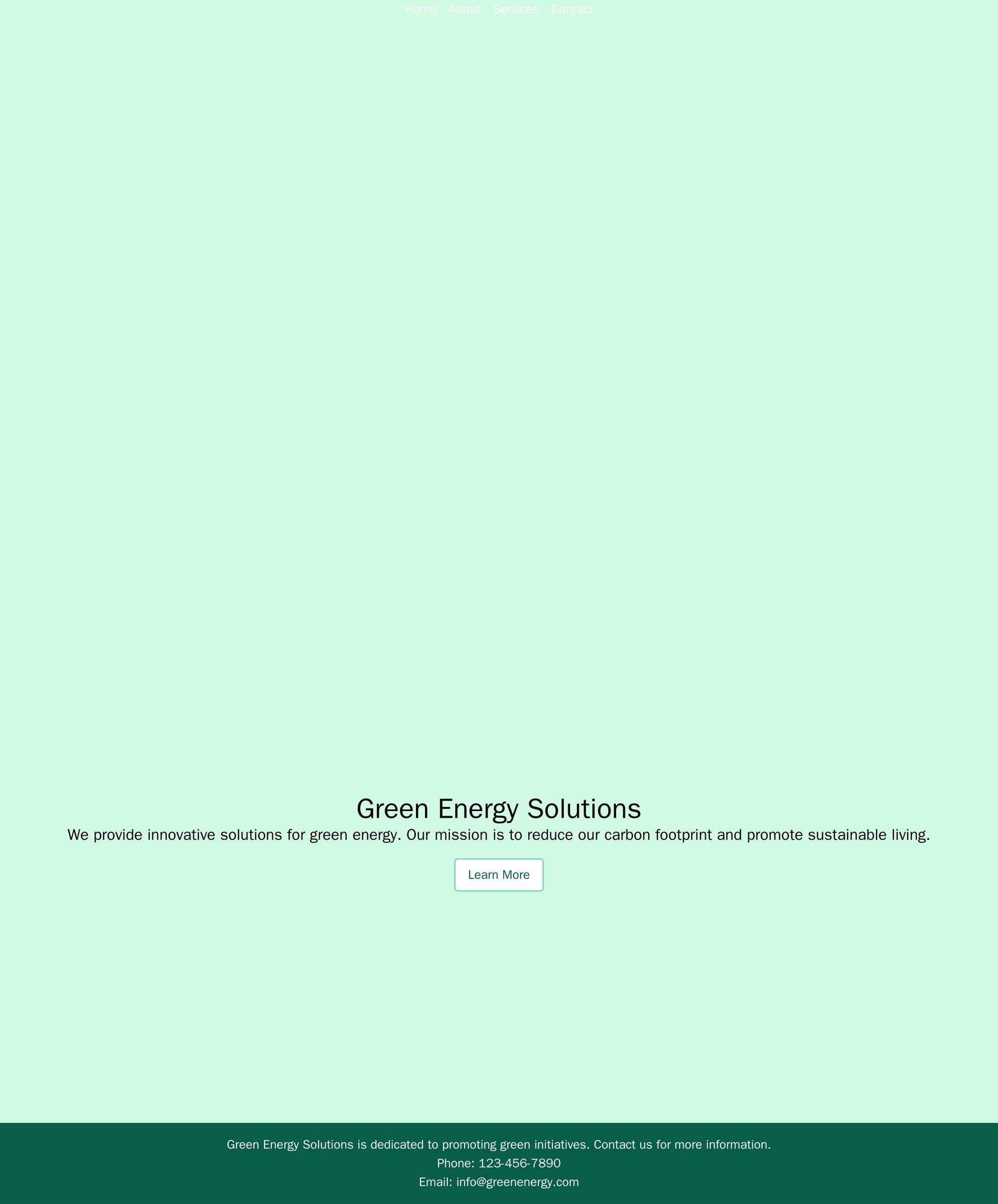 Green Energy Solutions Site: A modern design with a dynamic video header, a top navigation menu, and a centered call-to- Web Template 560