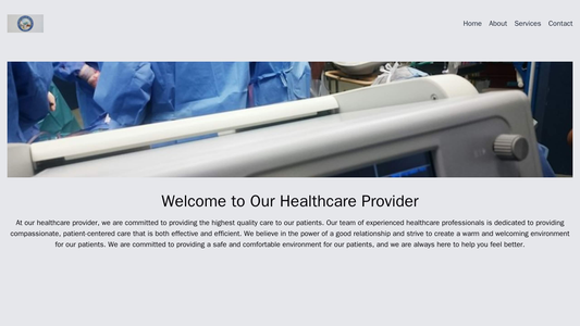 Healthcare Provider: A calming, soothing design with a large, centrally positioned logo and a clean, neutral color palet Web Template 896