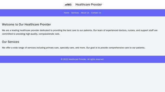 Healthcare Provider Website: A clean and accessible design featuring a large, friendly image and easy-to-use navigation. Web Template 1289