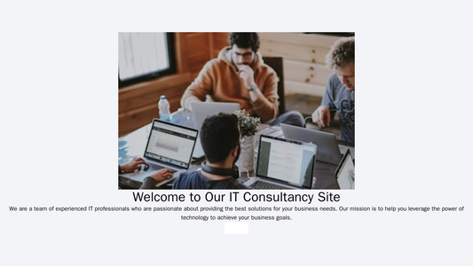 IT Consultancy Site: A modern design incorporating a large background image of computer circuits or code. The top left c Web Template 1689