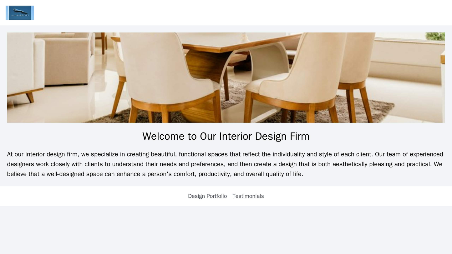 Interior Design Firm: A sophisticated and elegant design with a large, hero image that showcases a beautifully designed  Web Template 1087