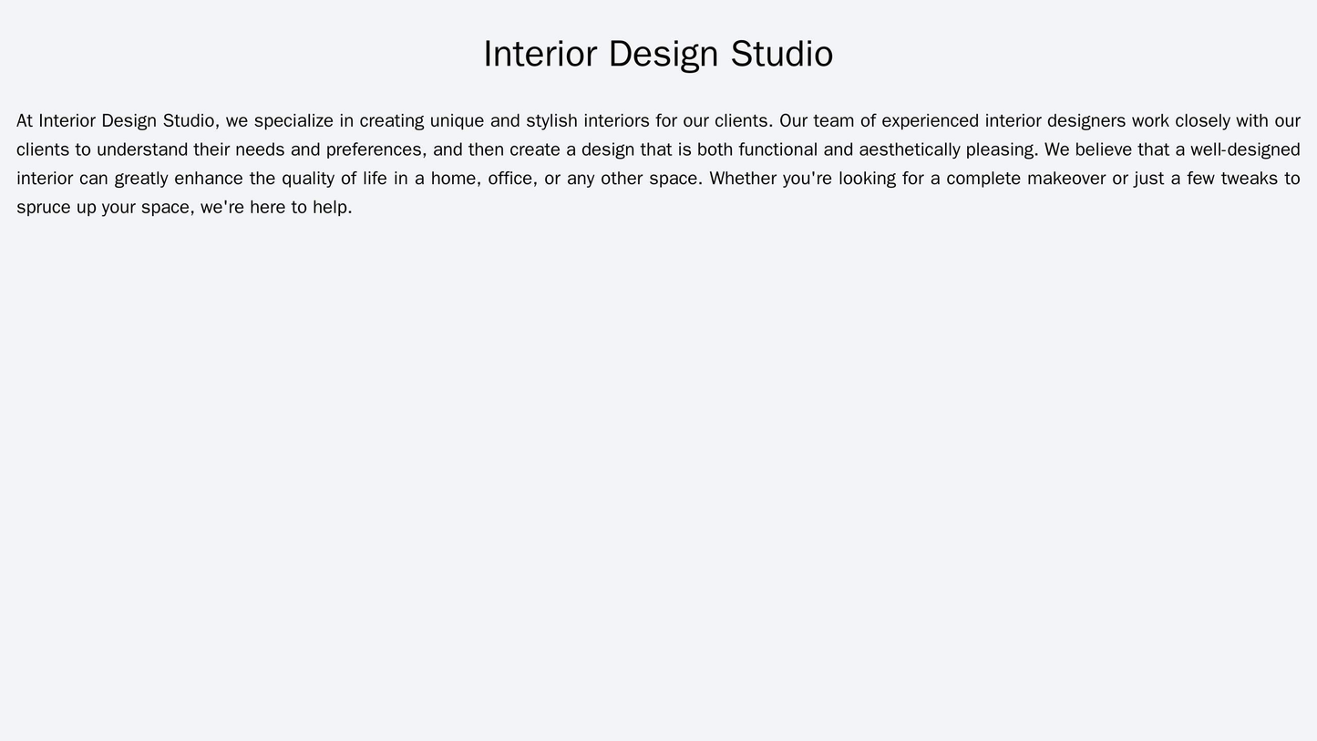 Interior Design Studio: A website with a right sidebar displaying a blog or latest news updates, a centered logo, and a  Web Template 1327