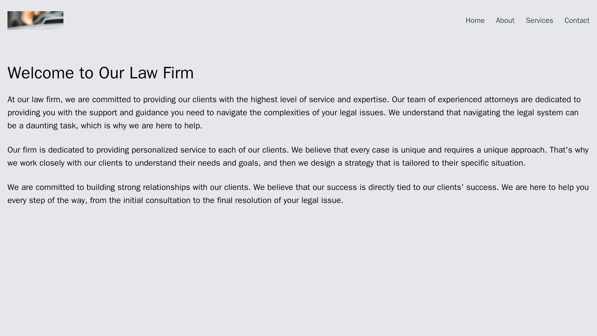 Law Firm: A formal and sophisticated design with a large, left-aligned logo, a full-width header with call-to-action but Web Template 365