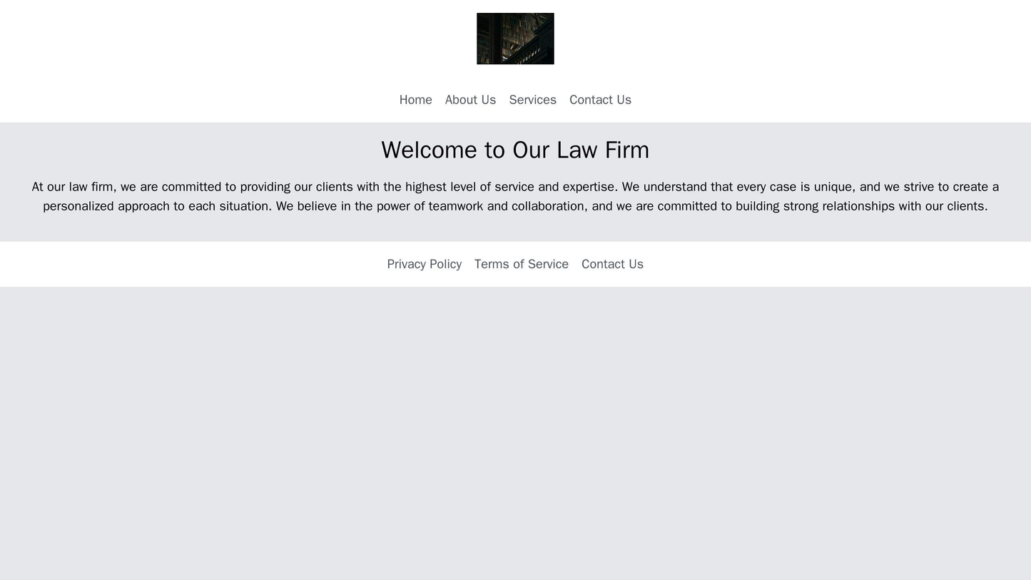 Law Firm: A formal and dignified design with a centered logo, a fixed navigation bar, and a muted color palette. The foo Web Template 630