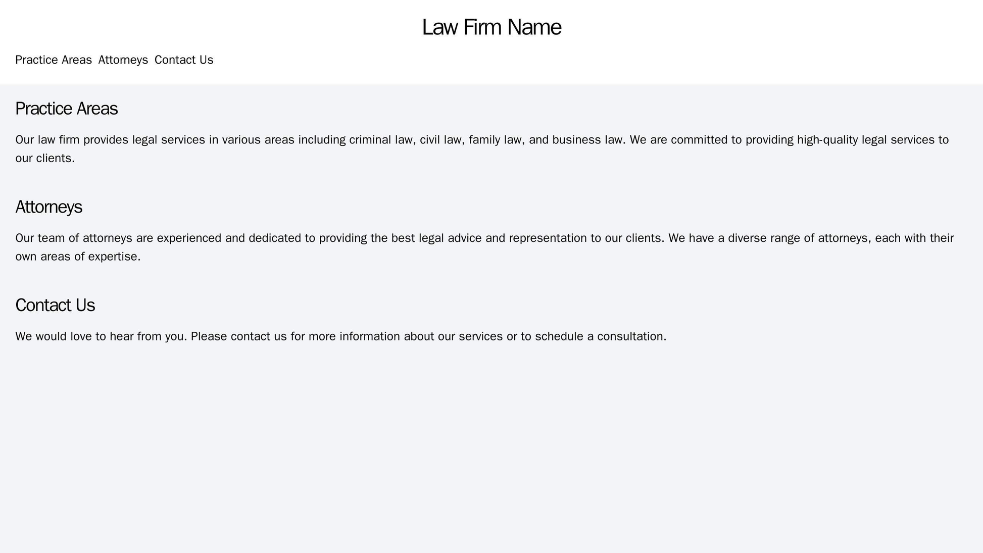 Law Firm Site: A traditional design with a centered logo and a navigation menu at the top. A hero image showcases the fi Web Template 1246