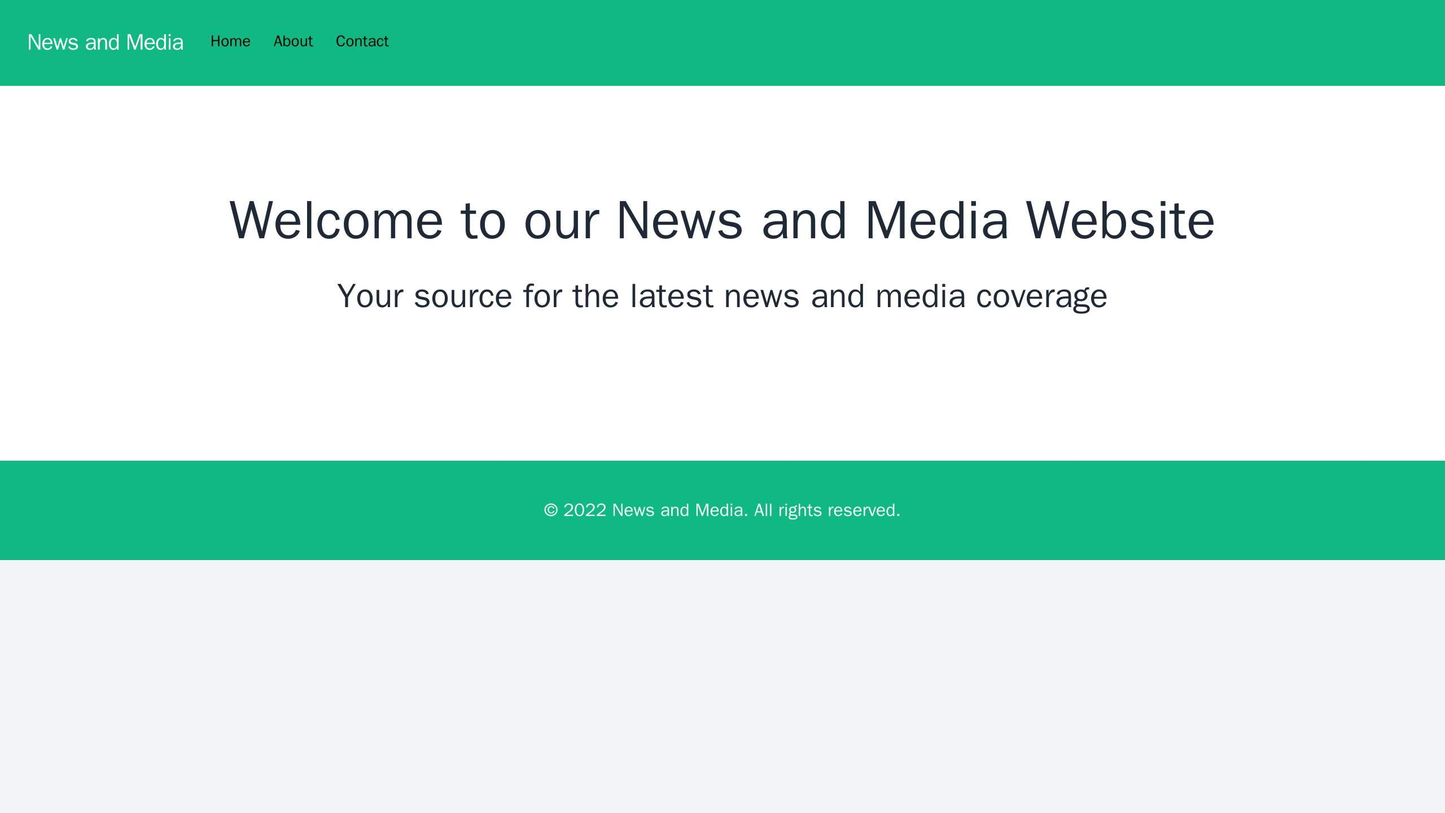 News and Media Website: A news-focused design with a header featuring title and tagline, a navigation menu near the top, Web Template 1473