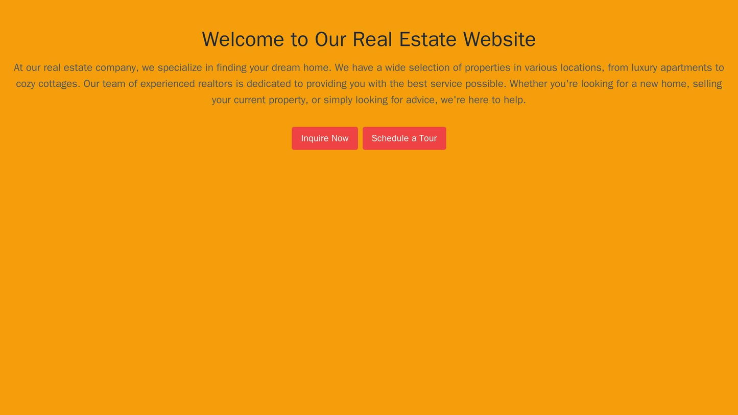 Real Estate: A professional and clean design with a large, high-resolution property image filling the entire width of th Web Template 818