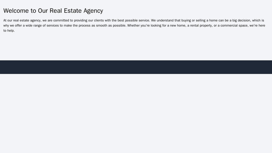 Real Estate Agency: A two-column design with a property search form on the left, a filter bar on the top, a featured pro Web Template 108