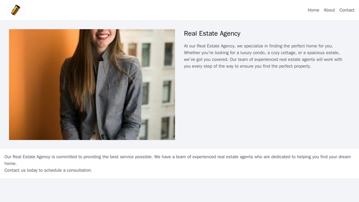 Real Estate Agency: A split-screen design with an image of a property on one half and information about the listing on t Web Template 1675