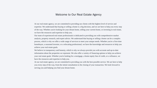 Real Estate Agency: A professional, elegant design with a large, centered logo, a slideshow of property images at the to Web Template 369