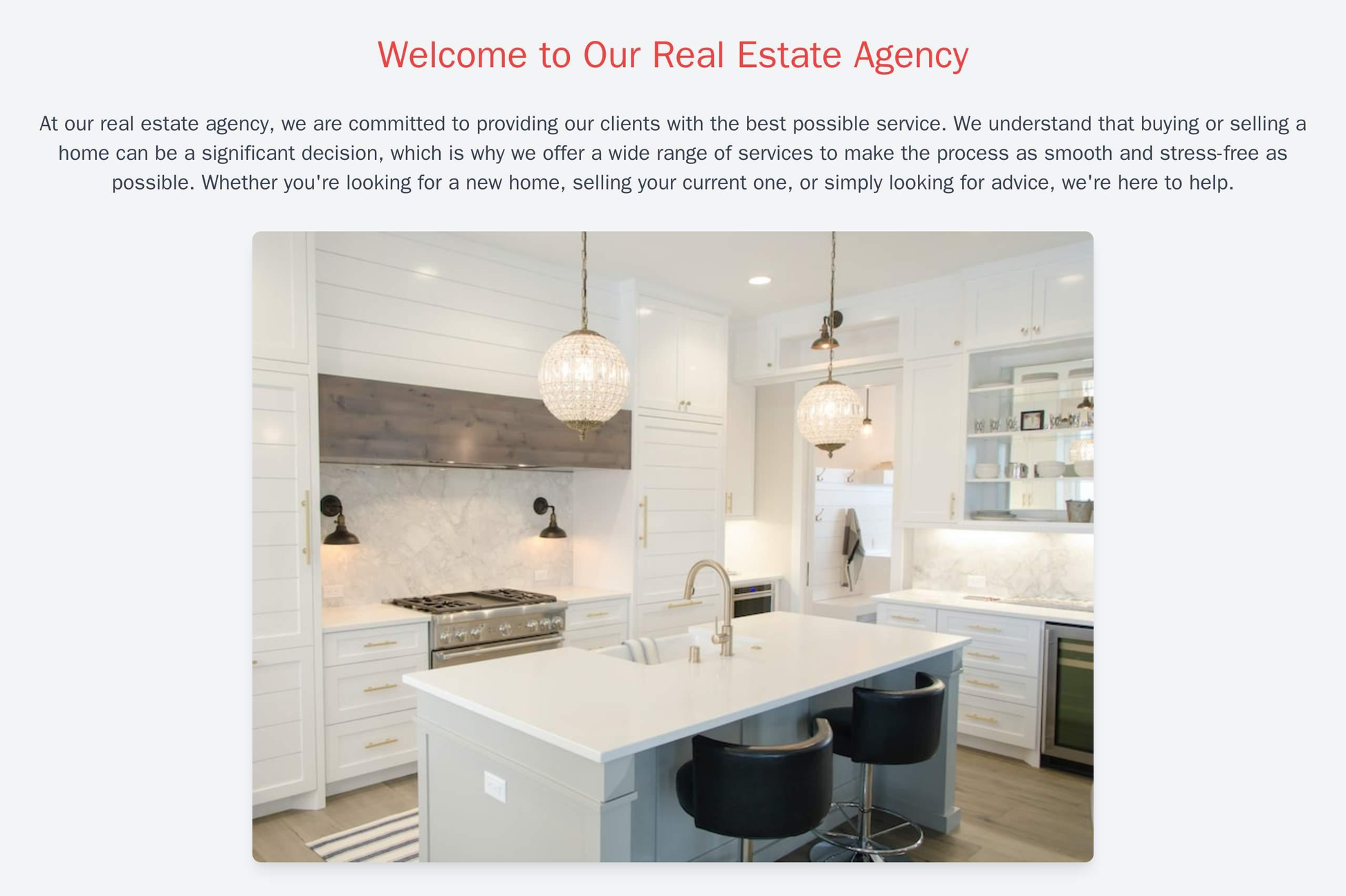 Real Estate Agency: A clean and engaging design with a large property image in a hero section, a prominent search bar, a Web Template 378