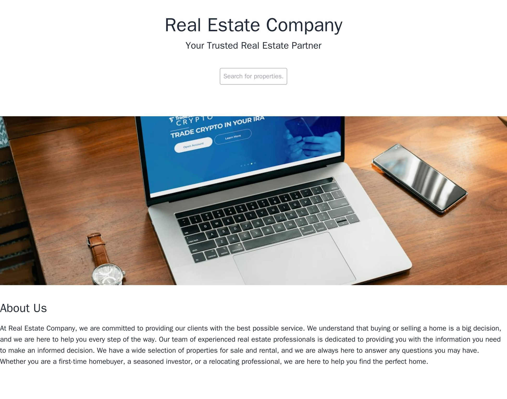 Real Estate Company: A professional, grid-based design with a prominent, centered logo. A header consisting of a propert Web Template 135