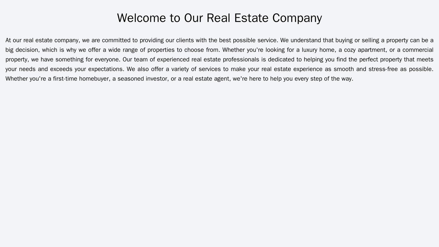 Real Estate Company: A clean and modern design with a prominent search bar, a grid layout for properties, a right sideba Web Template 1841