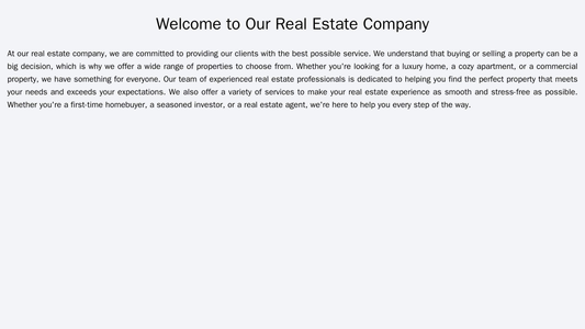 Real Estate Company: A clean and modern design with a prominent search bar, a grid layout for properties, a right sideba Web Template 1841