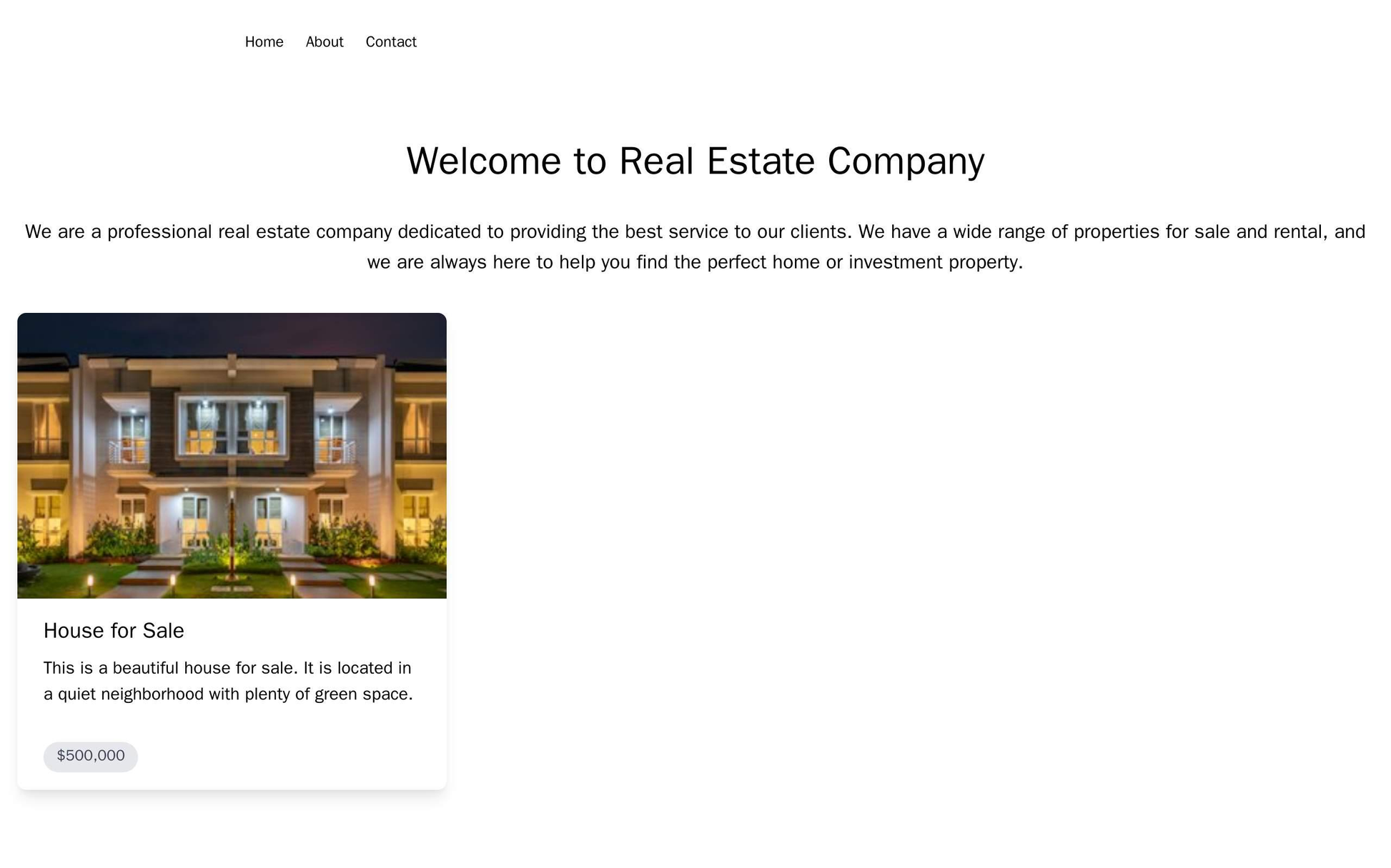 Real Estate Company Site: Consistent and professional design with a clean color scheme and plenty of white space. A larg Web Template 1690