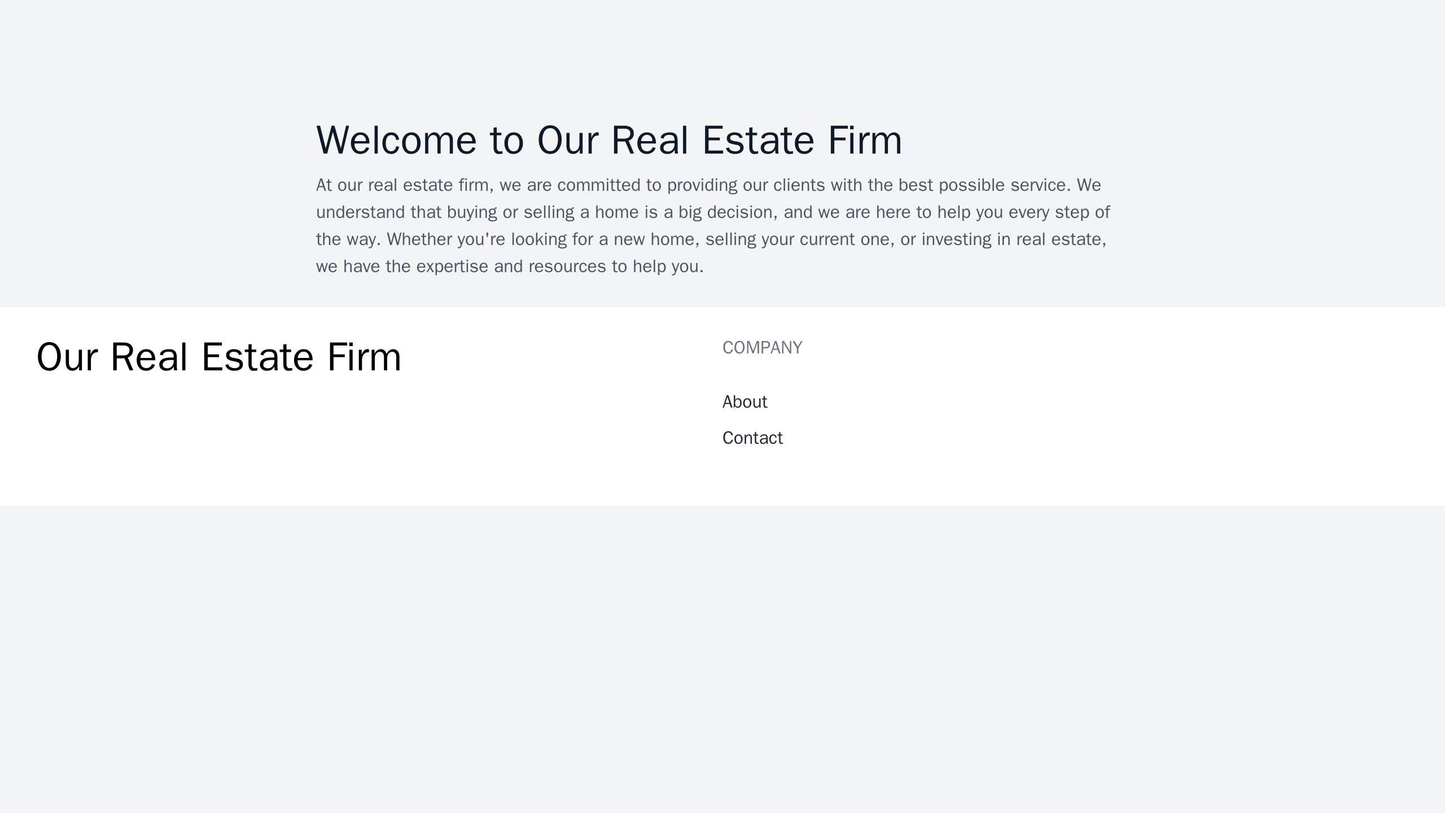 Real Estate Firm: A modern, full-width design with a rotating carousel of property images, a prominent search bar, and a Web Template 517