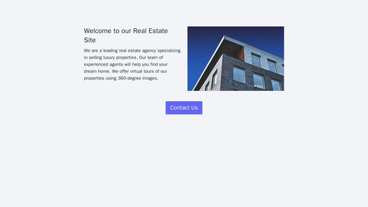 Real Estate Site: Virtual tours of properties for sale are displayed using 360-degree images. The layout is split into t Web Template 1805