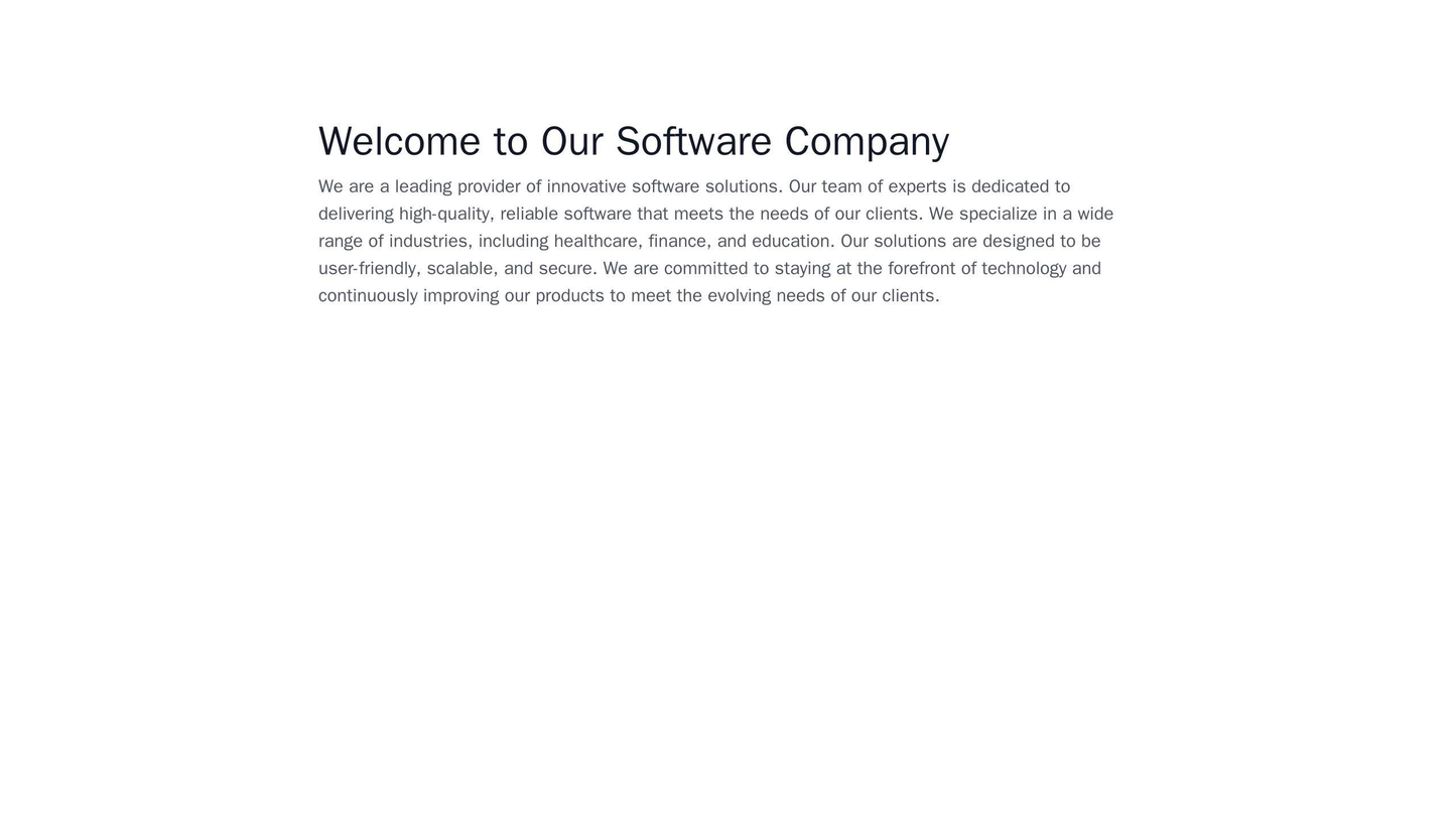 Software Company: A monochromatic design with a full-width image header and a menu at the top right, a center column for Web Template 666