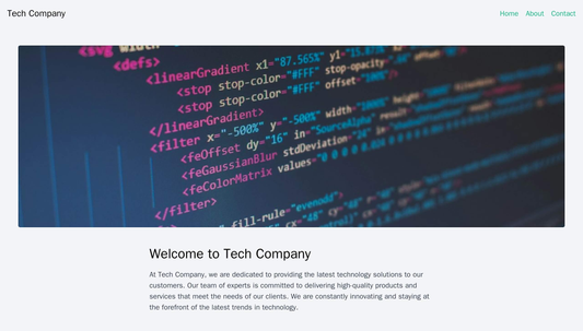 Tech Company: A sleek, minimalist design with a large, centered hero image showcasing the latest technology, followed by Web Template 1645