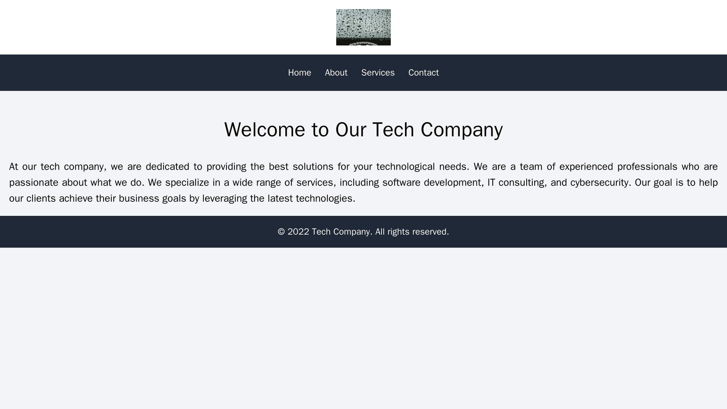 Tech Company: A sleek, minimalist design with a large, centered logo, a clean menu bar, and a full-width Hero image show Web Template 716