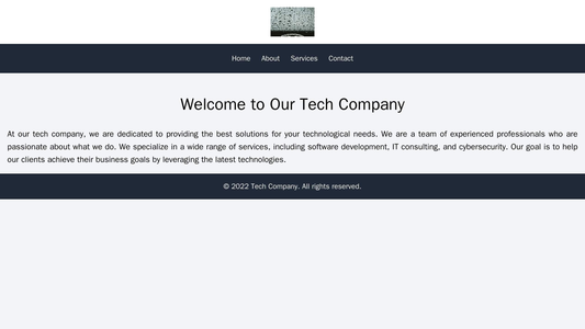 Tech Company: A sleek, minimalist design with a large, centered logo, a clean menu bar, and a full-width Hero image show Web Template 716