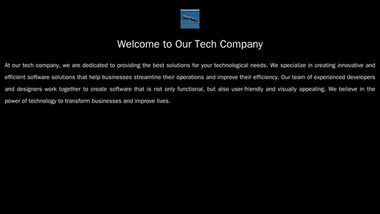 Tech Company Site: Minimalist design with a full-screen video background. White text on a black screen, showcasing the l Web Template 1800