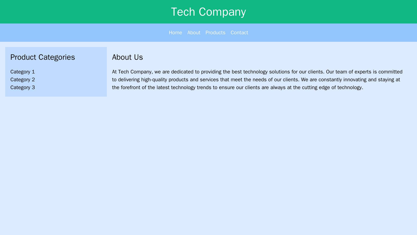 Tech Company Website: A modern, minimalist design with a prominent center-aligned logo, a top navigation bar, a left sid Web Template 1345