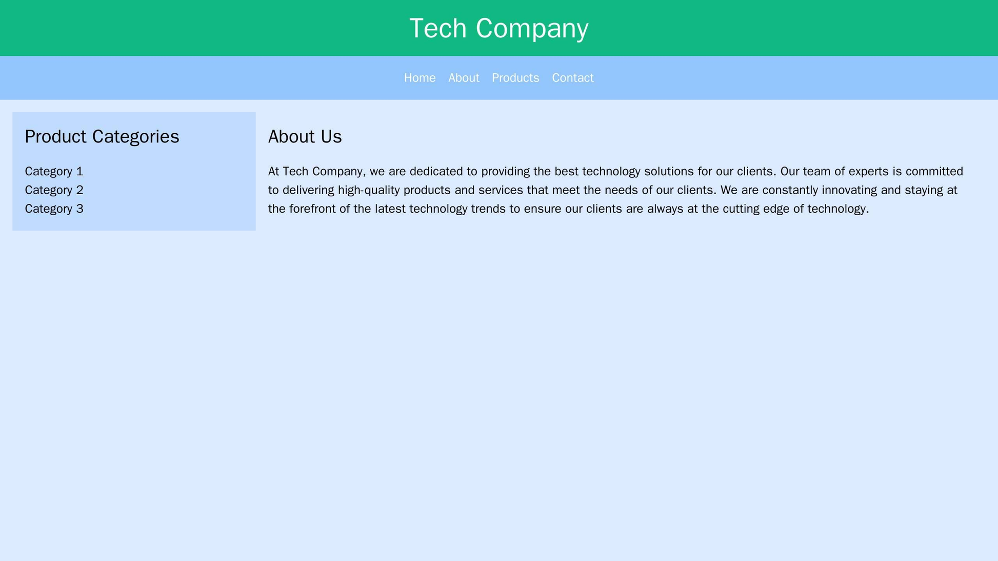 Tech Company Website: A modern, minimalist design with a prominent center-aligned logo, a top navigation bar, a left sid Web Template 1345