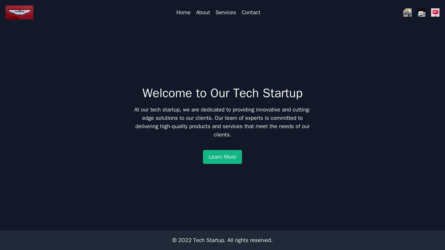 Tech Startup Company: A one-page design with a large hero section featuring a call-to-action button and a high-quality i Web Template 191