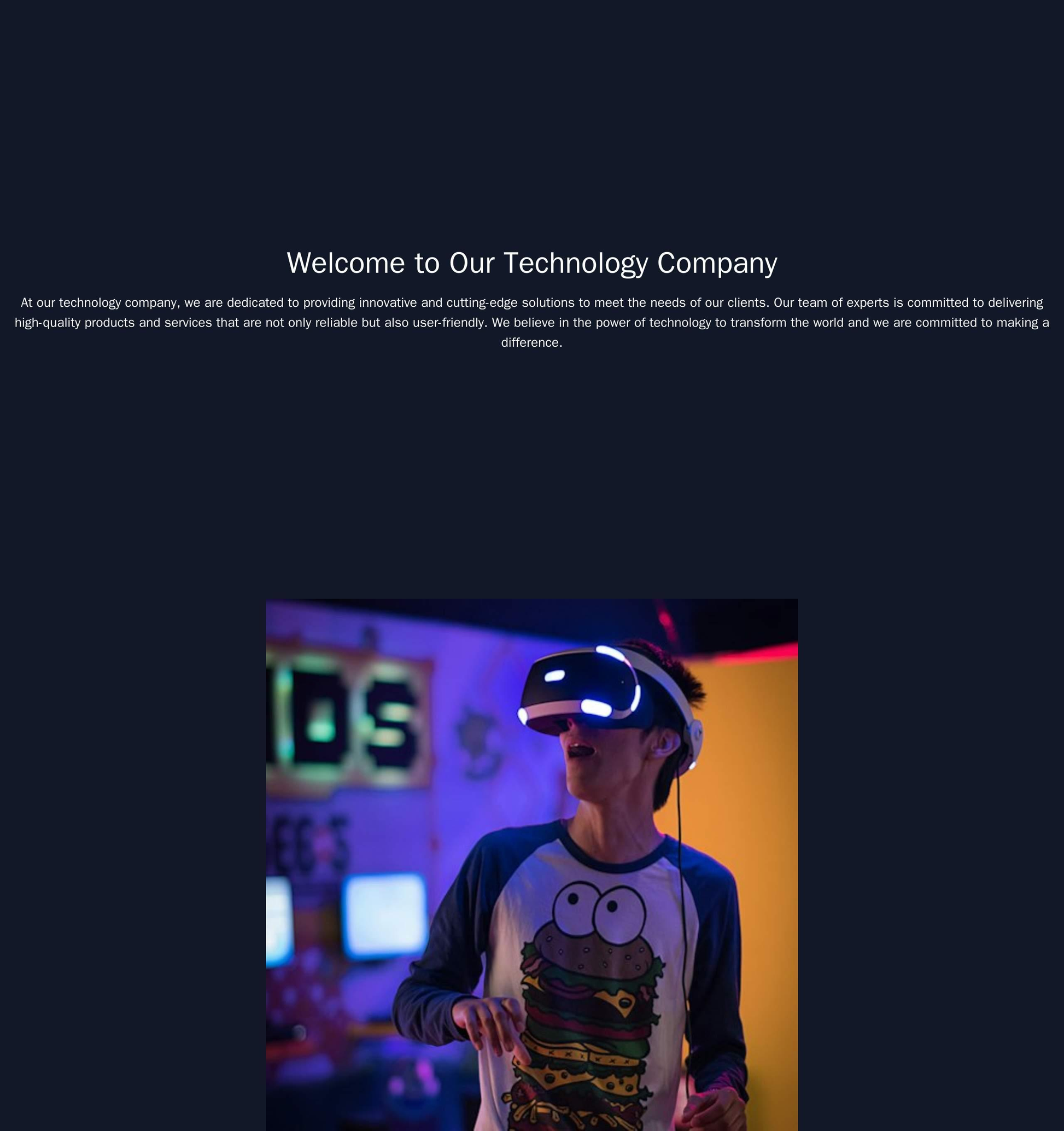 Technology Company Site: A futuristic design with a centered logo, geometric patterns or lines, a full-width header vide Web Template 1779