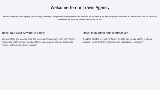 Travel Agency: A visually engaging carousel at the top, displaying images of various destinations and deals. Below, a cl Web Template 1241