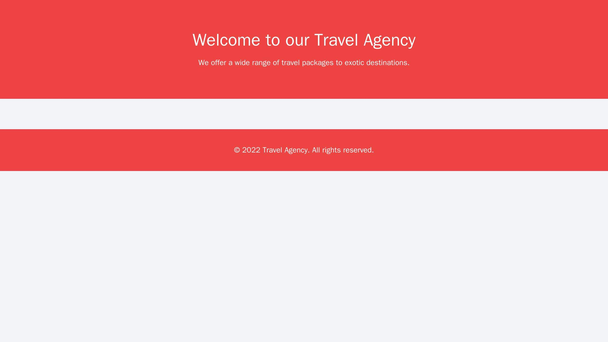 Travel Agency: A colorful and inviting design with a dynamic slideshow of destinations, a bold call-to-action button, an Web Template 1420