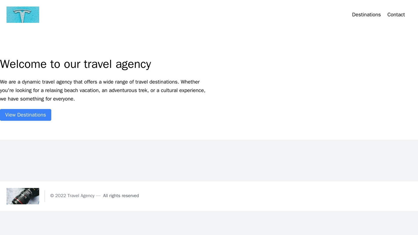 Travel Agency: A dynamic design with a carousel of travel destinations, a large call-to-action button, and a footer with Web Template 1538