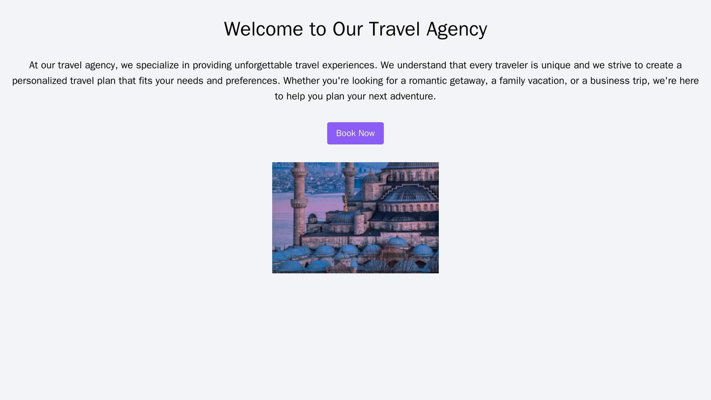 Travel Agency: A visually appealing design with a slideshow of destination images, a horizontal menu with popular destin Web Template 1626