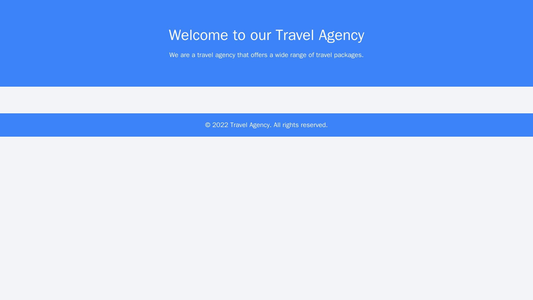 Travel Agency: A rich, visually appealing design with large images of travel destinations. A prominent search bar would  Web Template 167