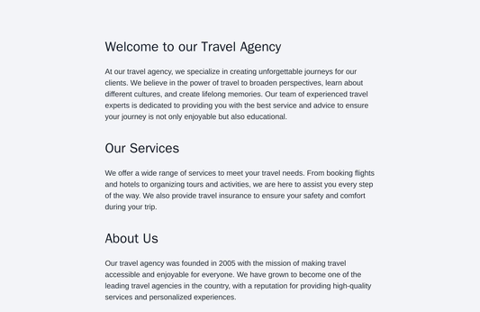 Travel Agency: An adventurous and vibrant design with a full-screen slideshow, a bottom navigation menu, content columns Web Template 206