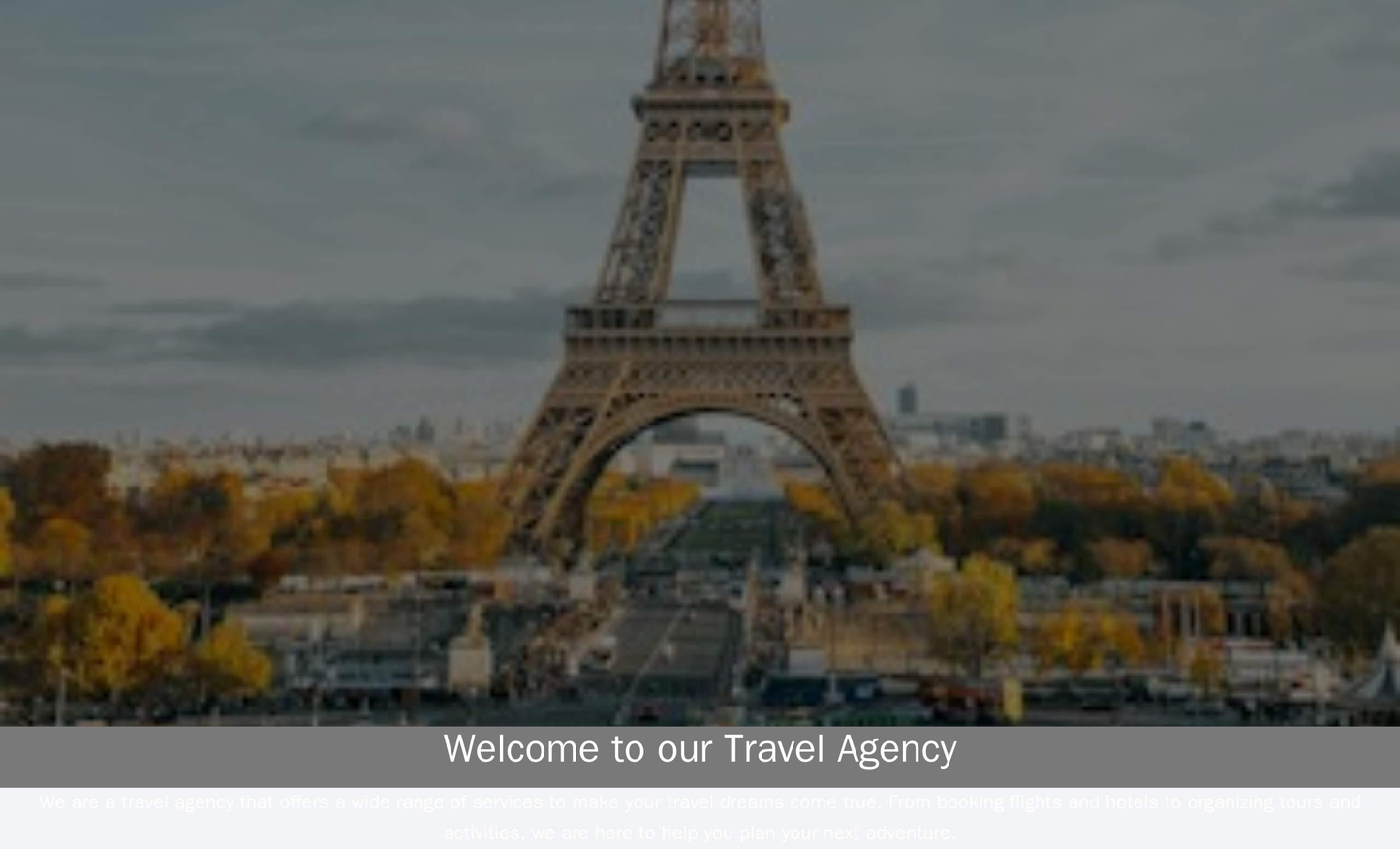 Travel Agency: A dreamy and adventurous design with a full-screen image of a scenic location, a centered logo, and a scr Web Template 26