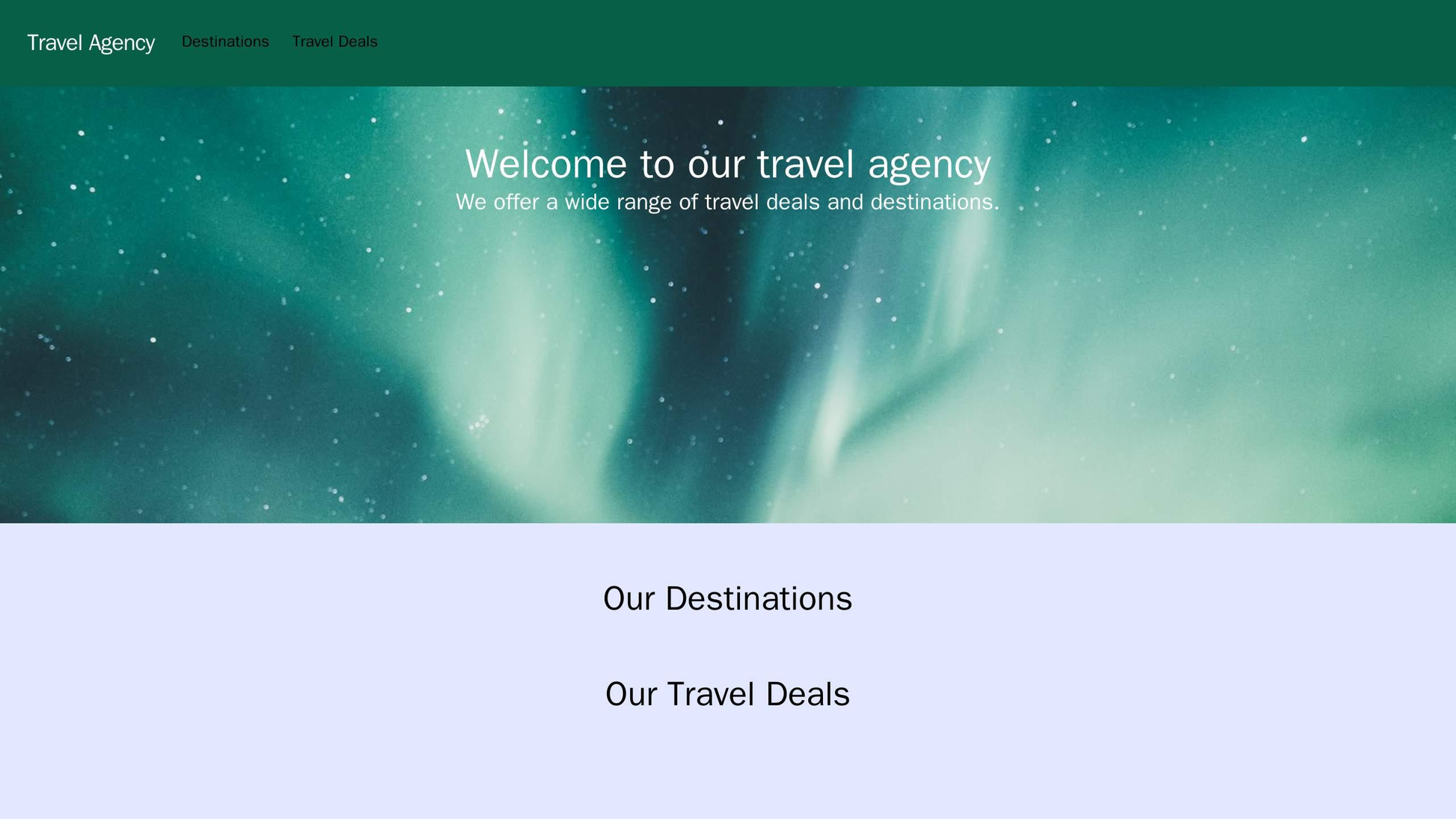 Travel Agency: An inspiring and adventurous design with a full-width background image of a beautiful travel destination, Web Template 819