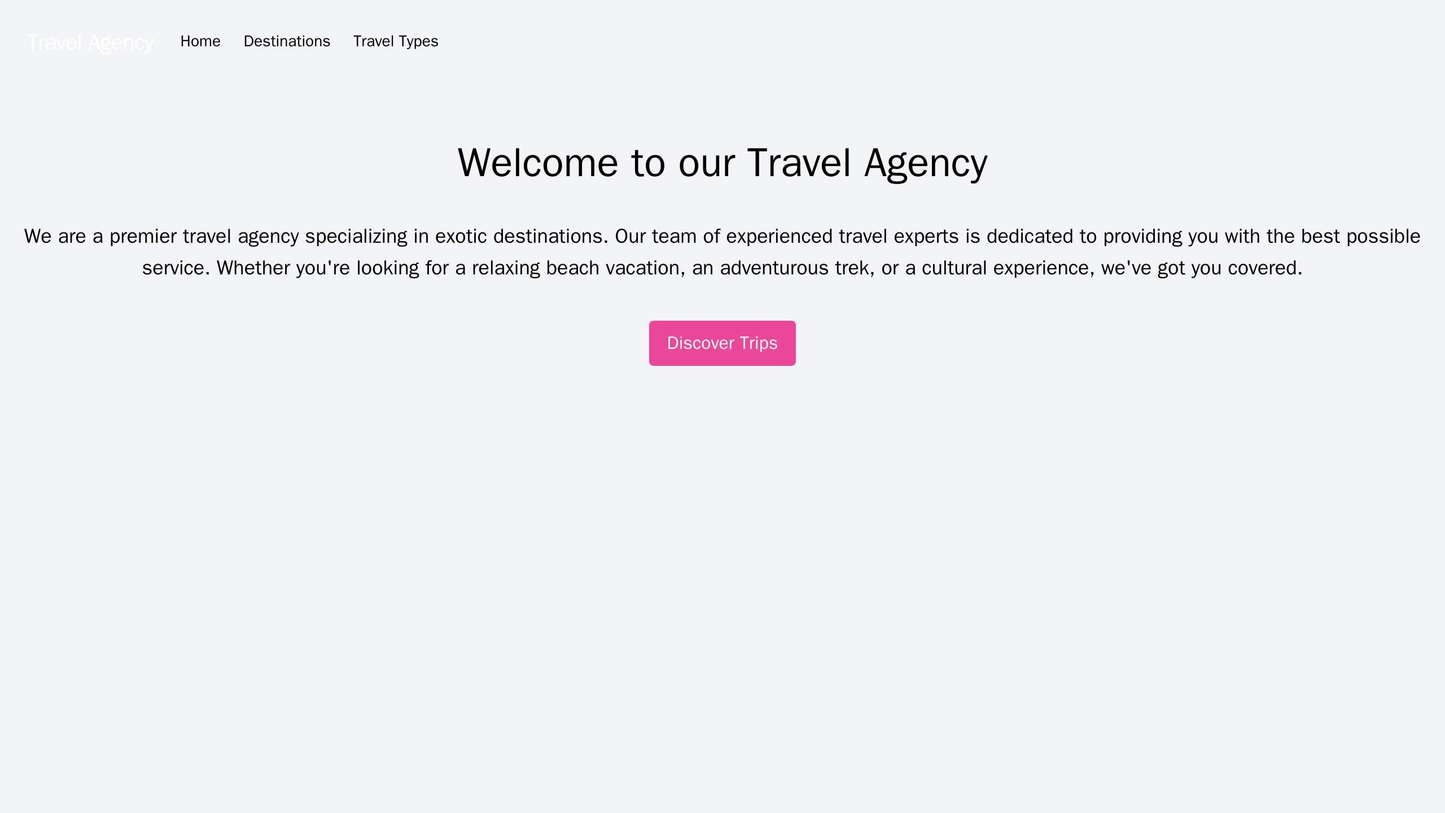 Travel Agency: A design that is visually engaging and inspiring, featuring high-quality imagery of exotic destinations,  Web Template 850