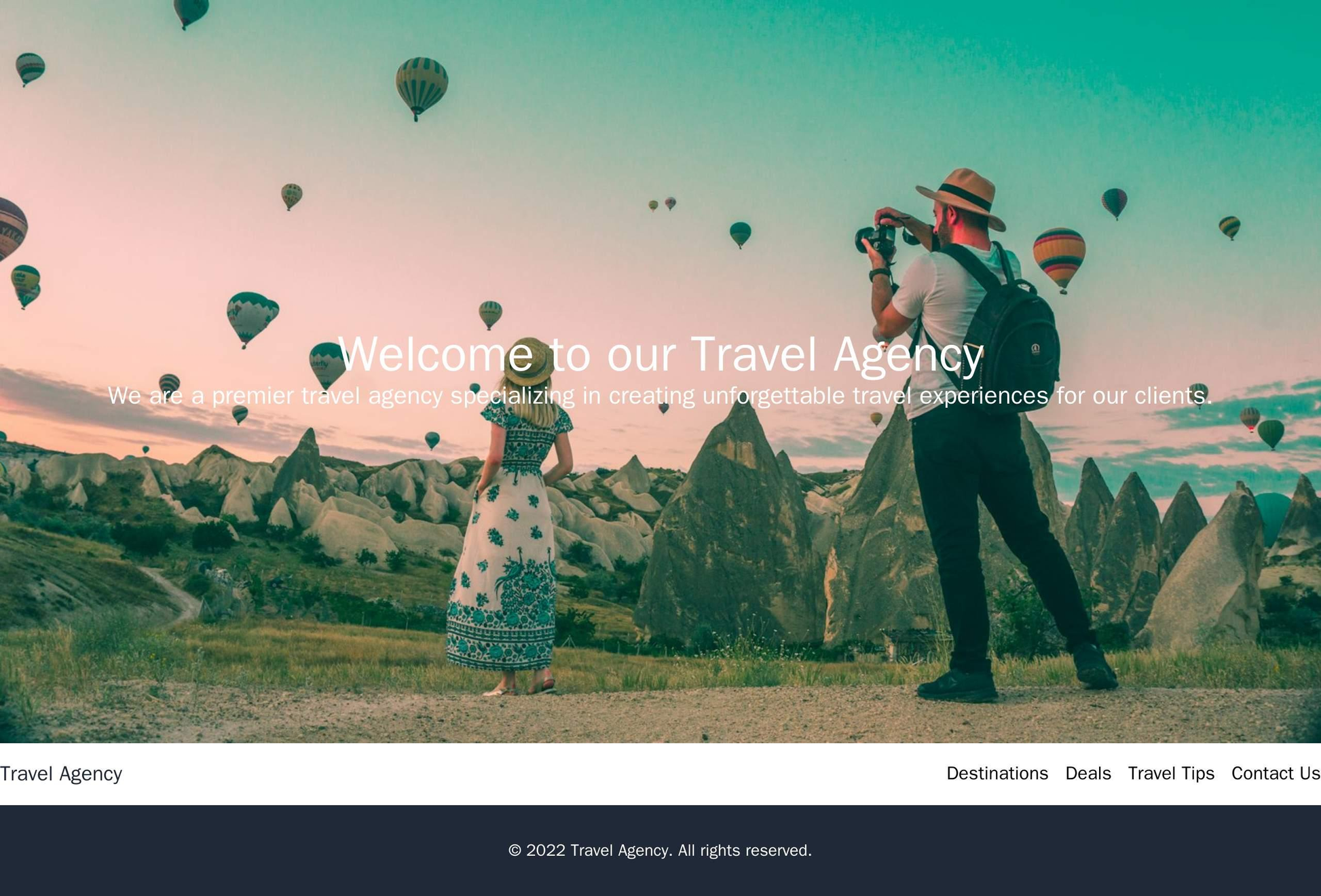 Travel Agency Site: A stunning design with a full-width hero image of a beautiful destination. The navigation menu is pr Web Template 1249