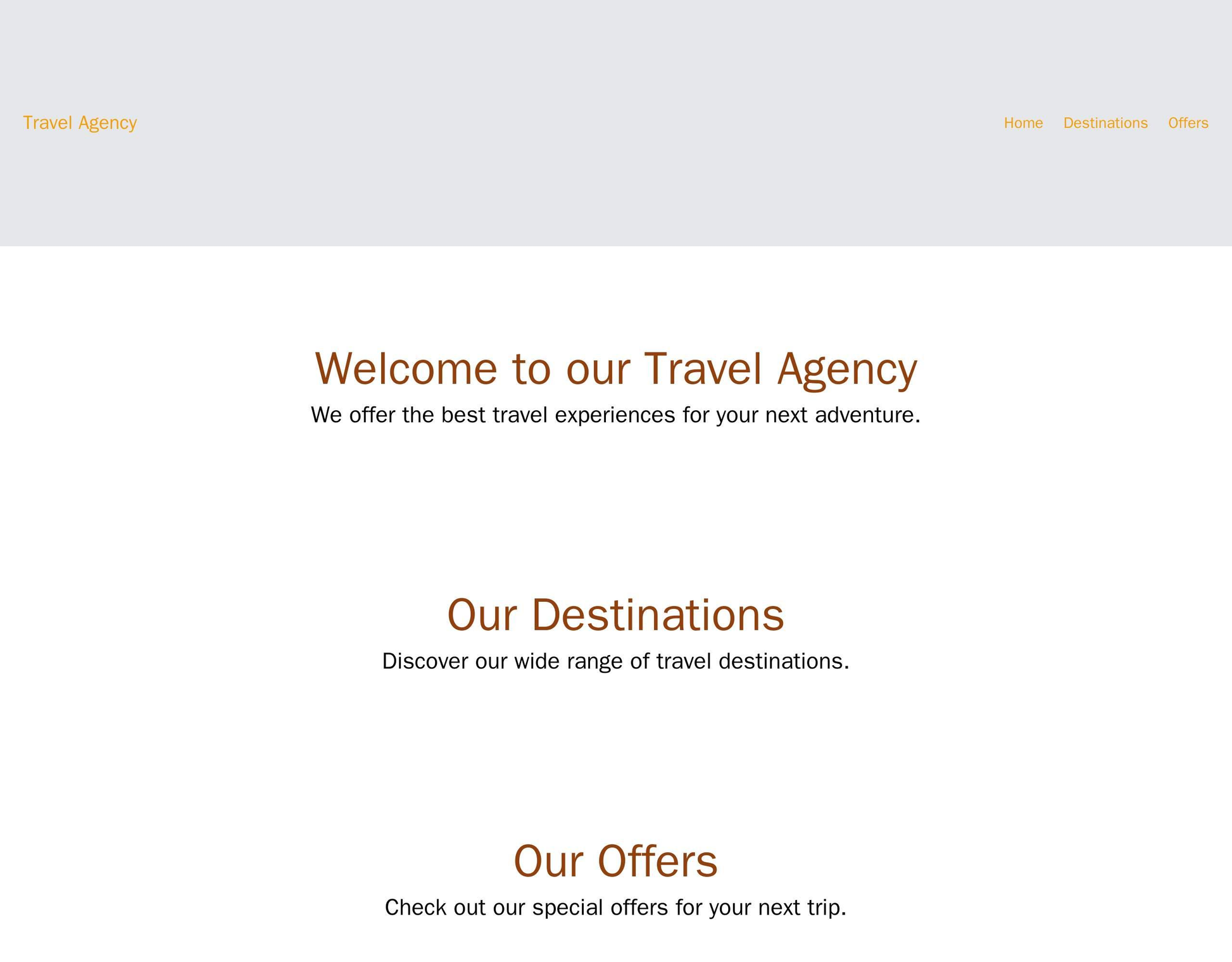 Travel Agency Site: A parallax scrolling effect that reveals different travel destinations and offers as users scroll do Web Template 861